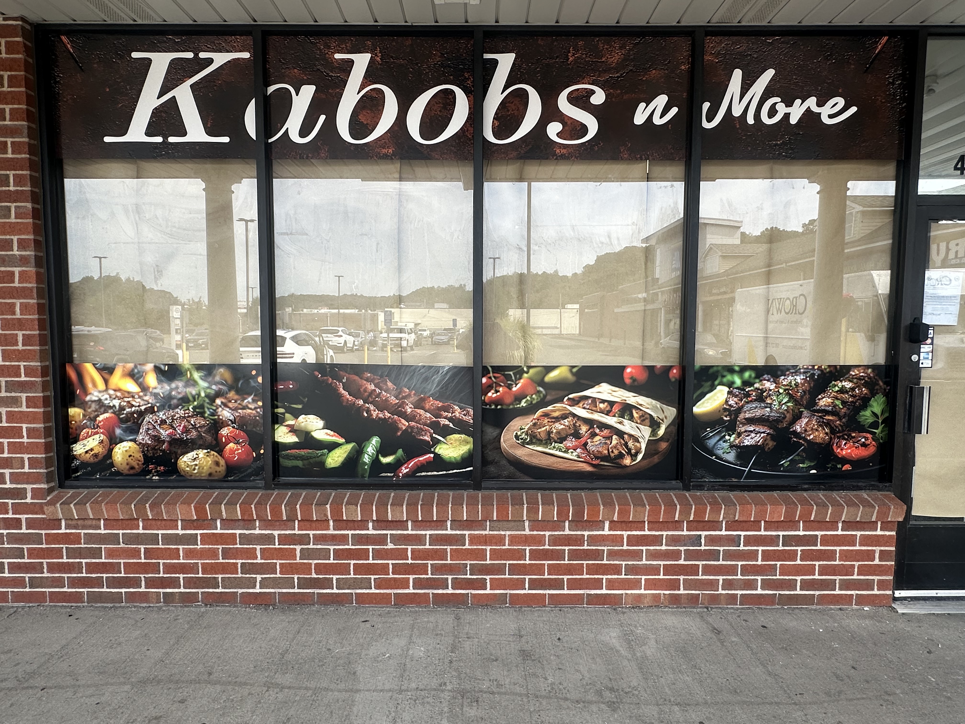 ull storefront signage package for Kabobs N More