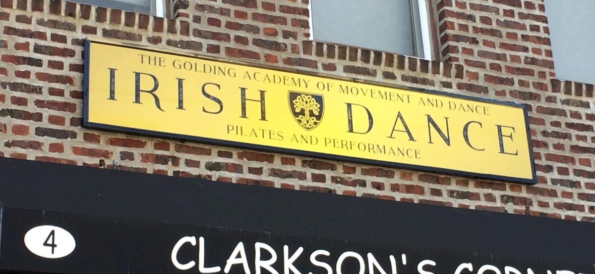 irish dance metal sign