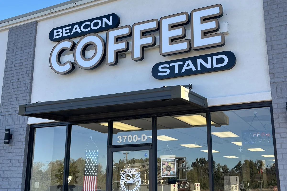 Beacon Coffee Stand Channel Letter Sign