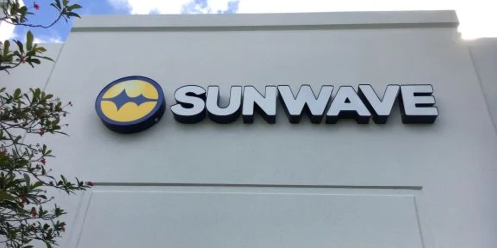 SUNWAVE channel letter sign