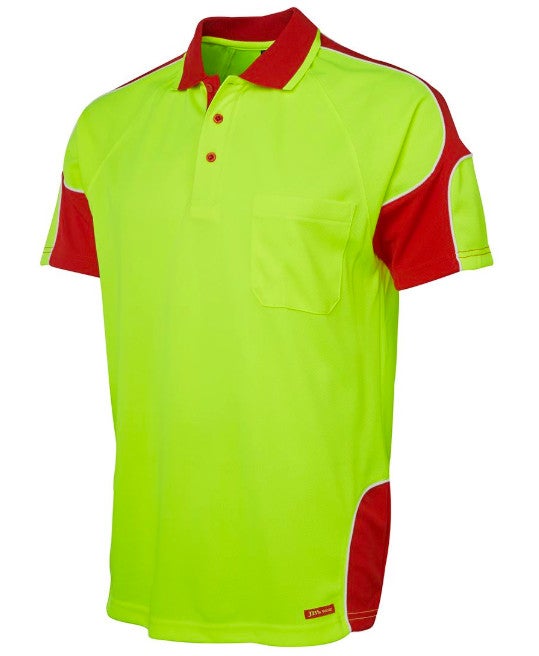 Hi Vis S/S Arm Panel Polo