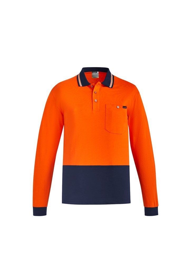 Men's L/S  Hi Vis Polo