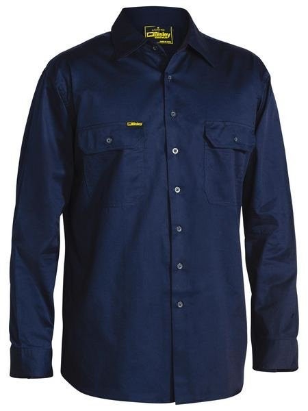 COOL LIGHTWEIGHT DRILL SHIRT - LONG SLEEVE