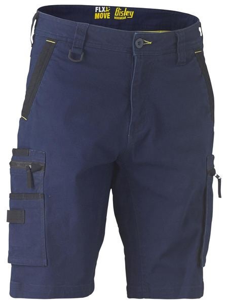 STRETCH UTILITY ZIP CARGO SHORT