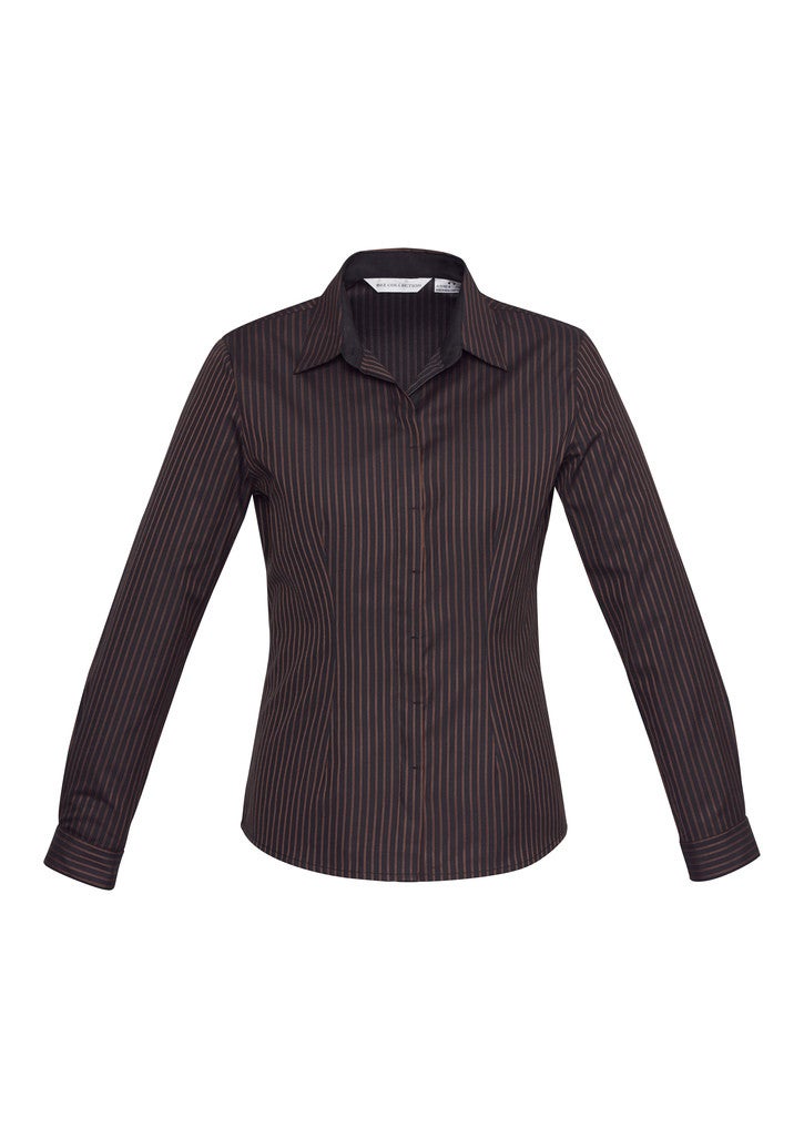 LADIES RENO STRIPE LONG SLEEVE SHIRT