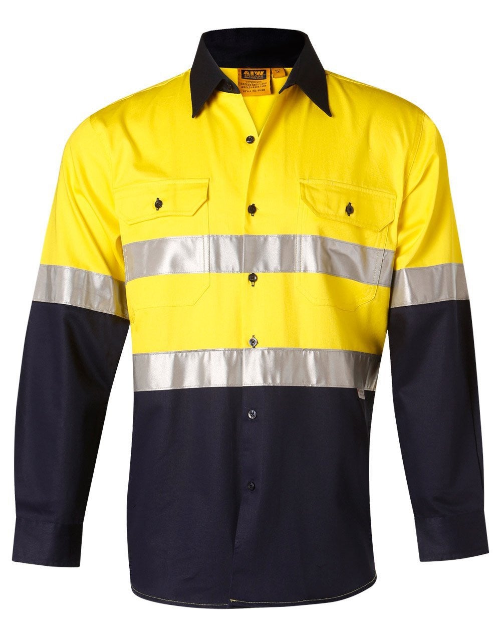 Hi Vis Long Sleeve Safety Shirt