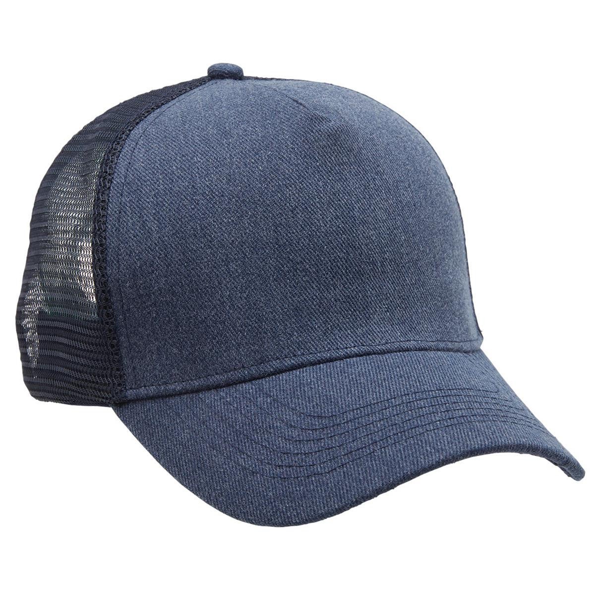 Heathered Mesh Trucker Cap