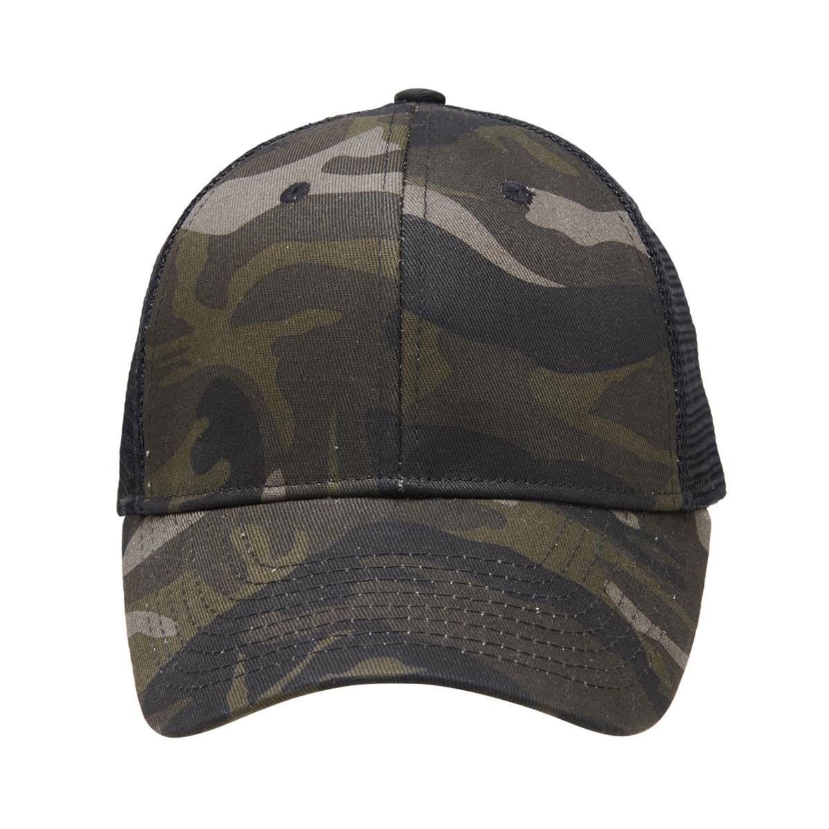 Black Camo Trucker Cap