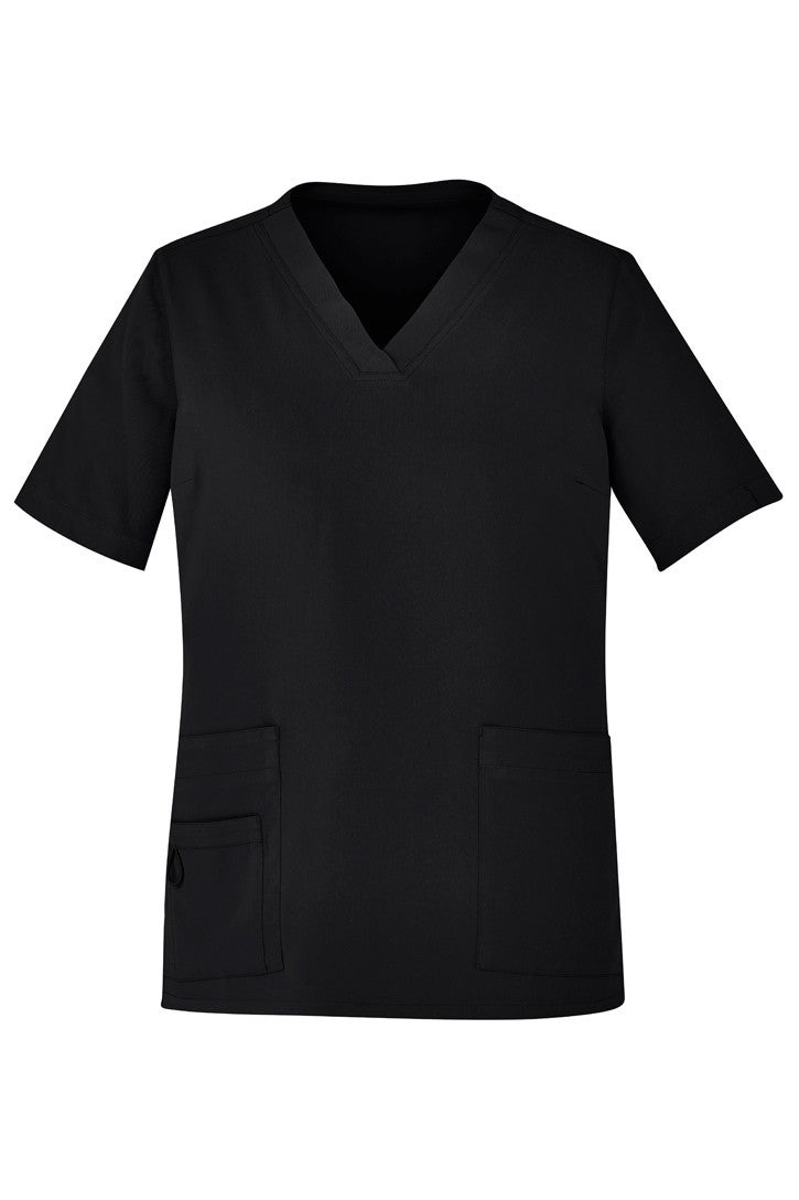 Womens Easy Fit V-Neck Scrub Top