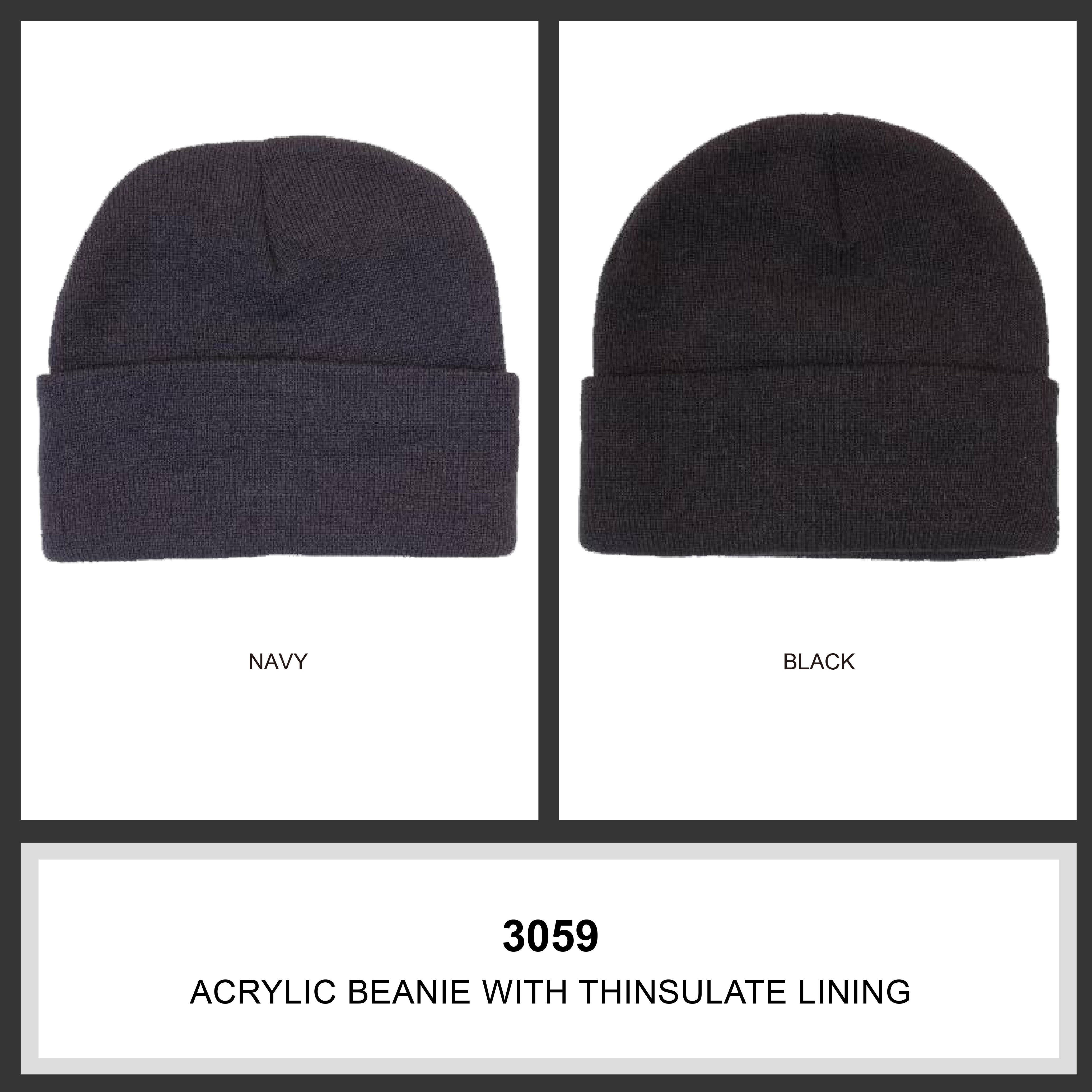 Acrylic Beanie with Thinsulate Lining