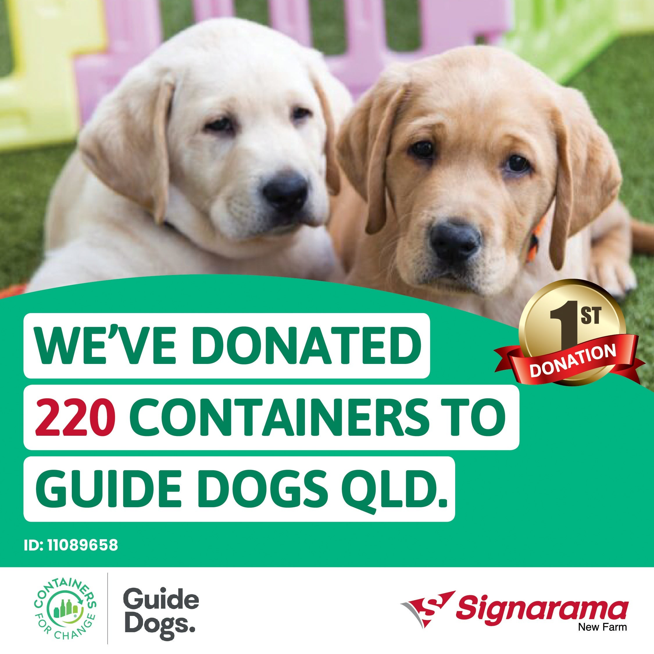 Our first step in PAW-sitive change!