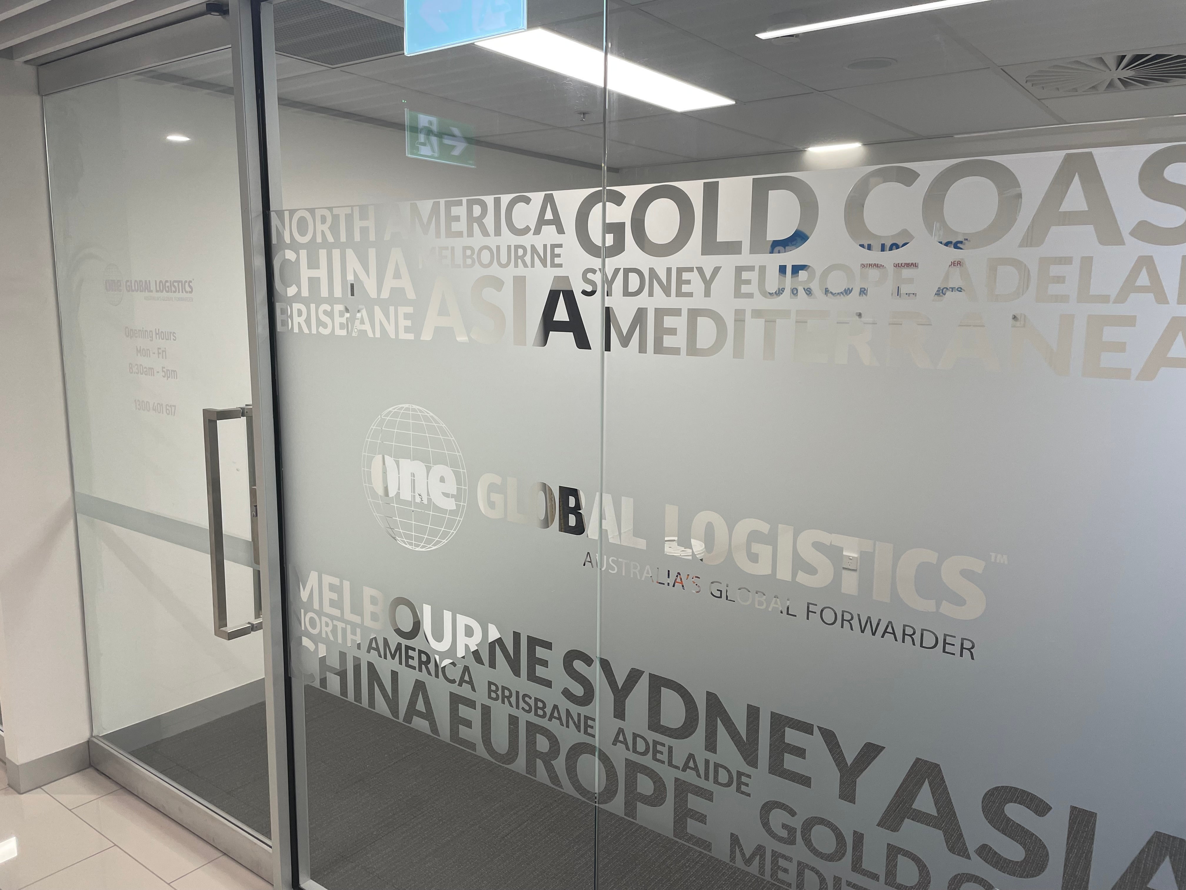 Frosted, Acrylic and Lettering for OGL