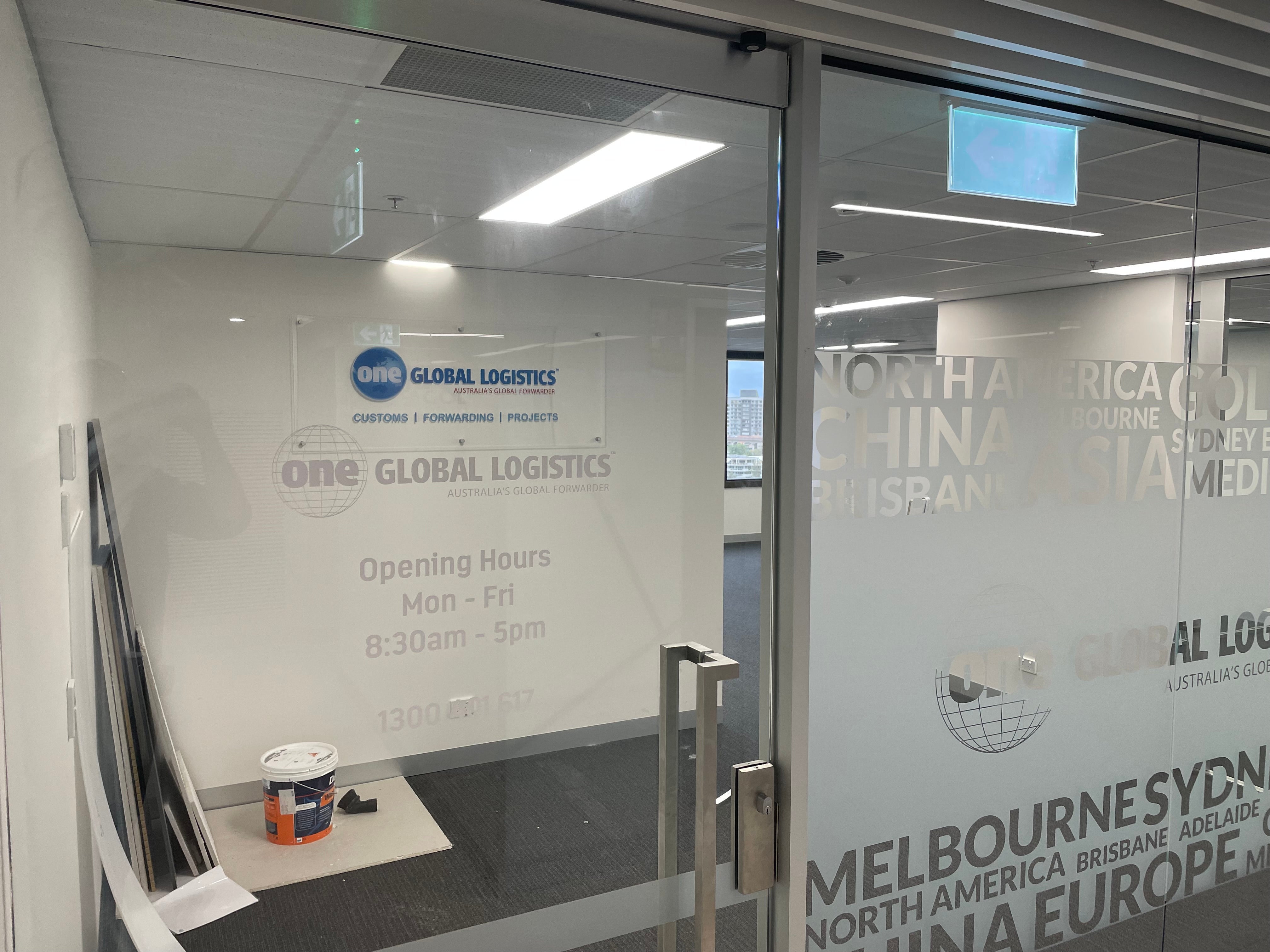 Frosted, Acrylic and Lettering for OGL