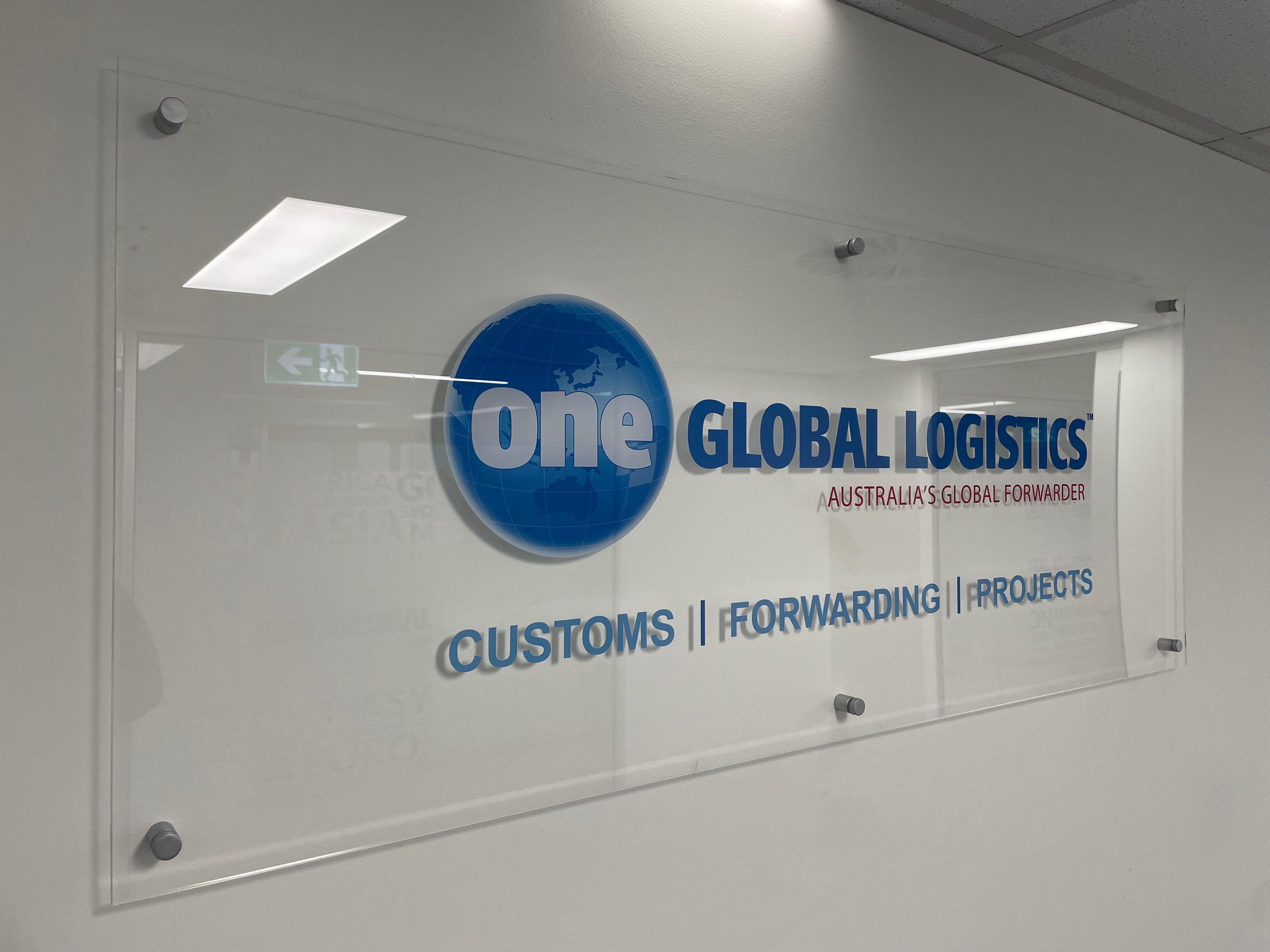 Frosted, Acrylic and Lettering for OGL