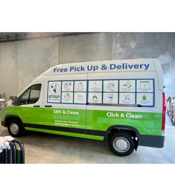 Van Signage - Koala Dry Cleaners.