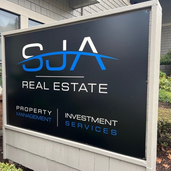 SJA Real Estate Builds Visual Identity with Property Signage, Redmond, WA