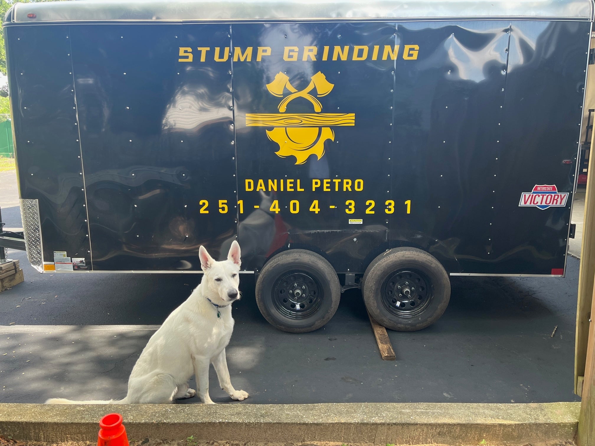 Stump Grinding Trailer Graphics