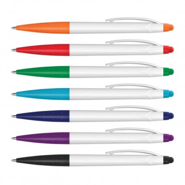 Custom Spark Stylus Pen - White Barrel