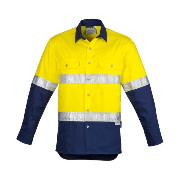 Custom Hi Vis Spliced Industrial Shirt