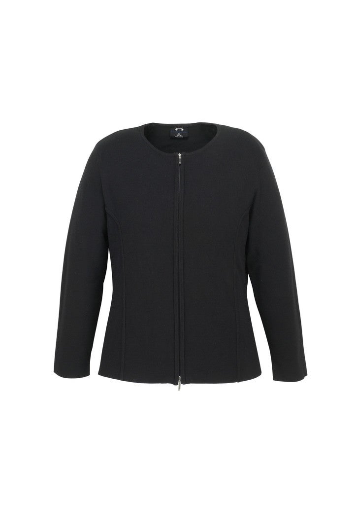 Ladies 2-Way Zip Cardigan