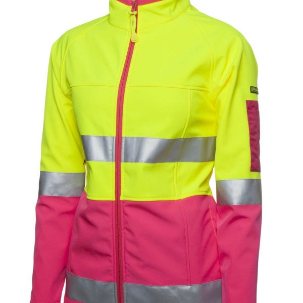 Custom Ladies Hi Vis Softshell Jacket