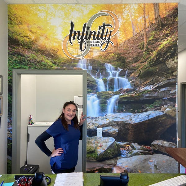 Infinity Chiro Wall Mural Signarama Liberty