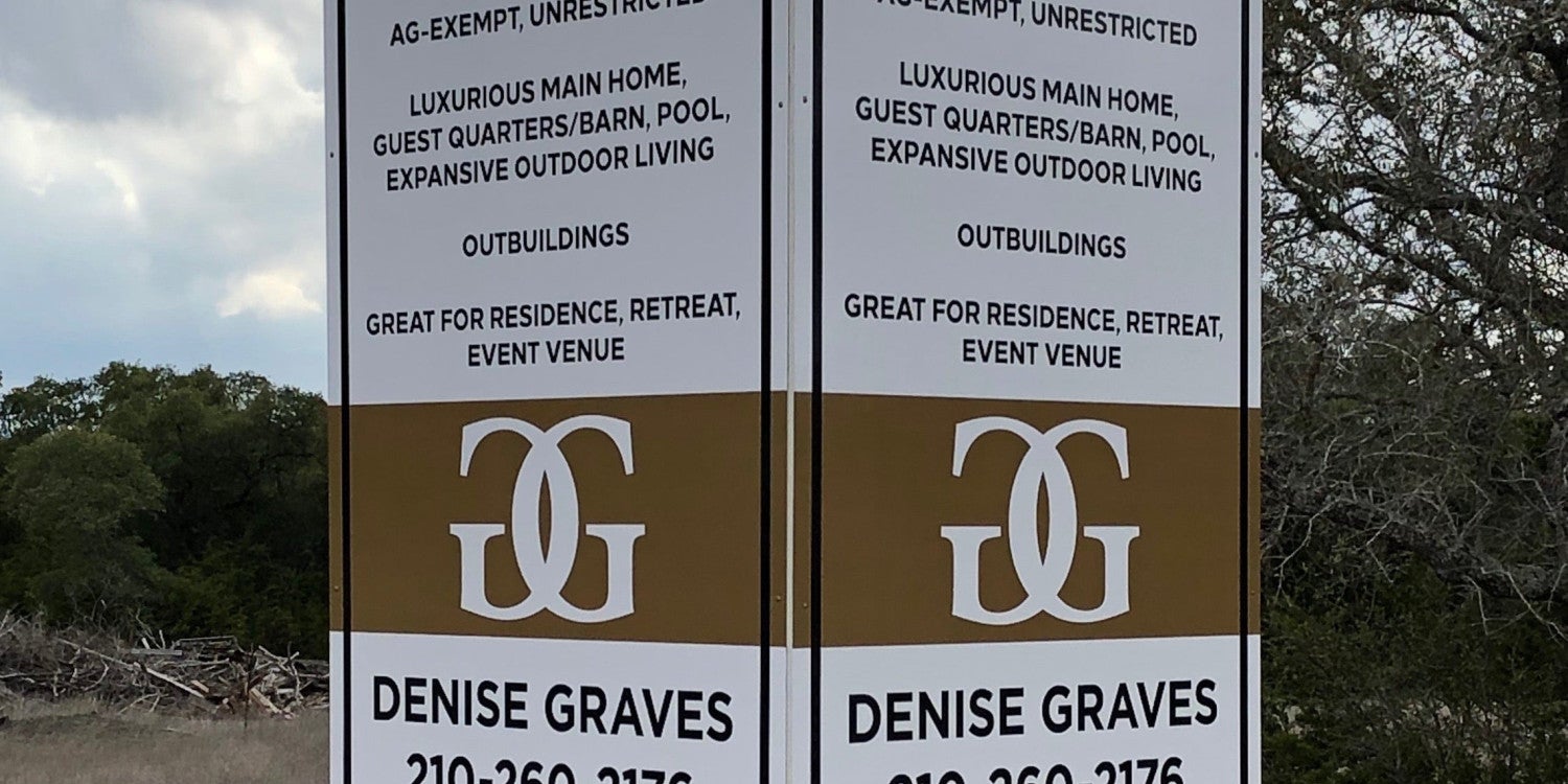 Post & Panel Signs