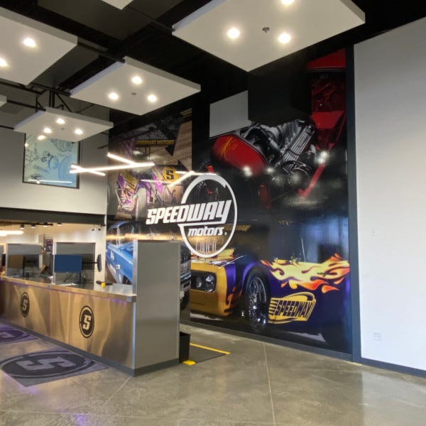 Speedway Motors - 8701 W McDowell Rd, Tolleson, AZ 85353 installed by Arcadia Signarama 602.954.4680 http://www.ArcadiaSignarama.com