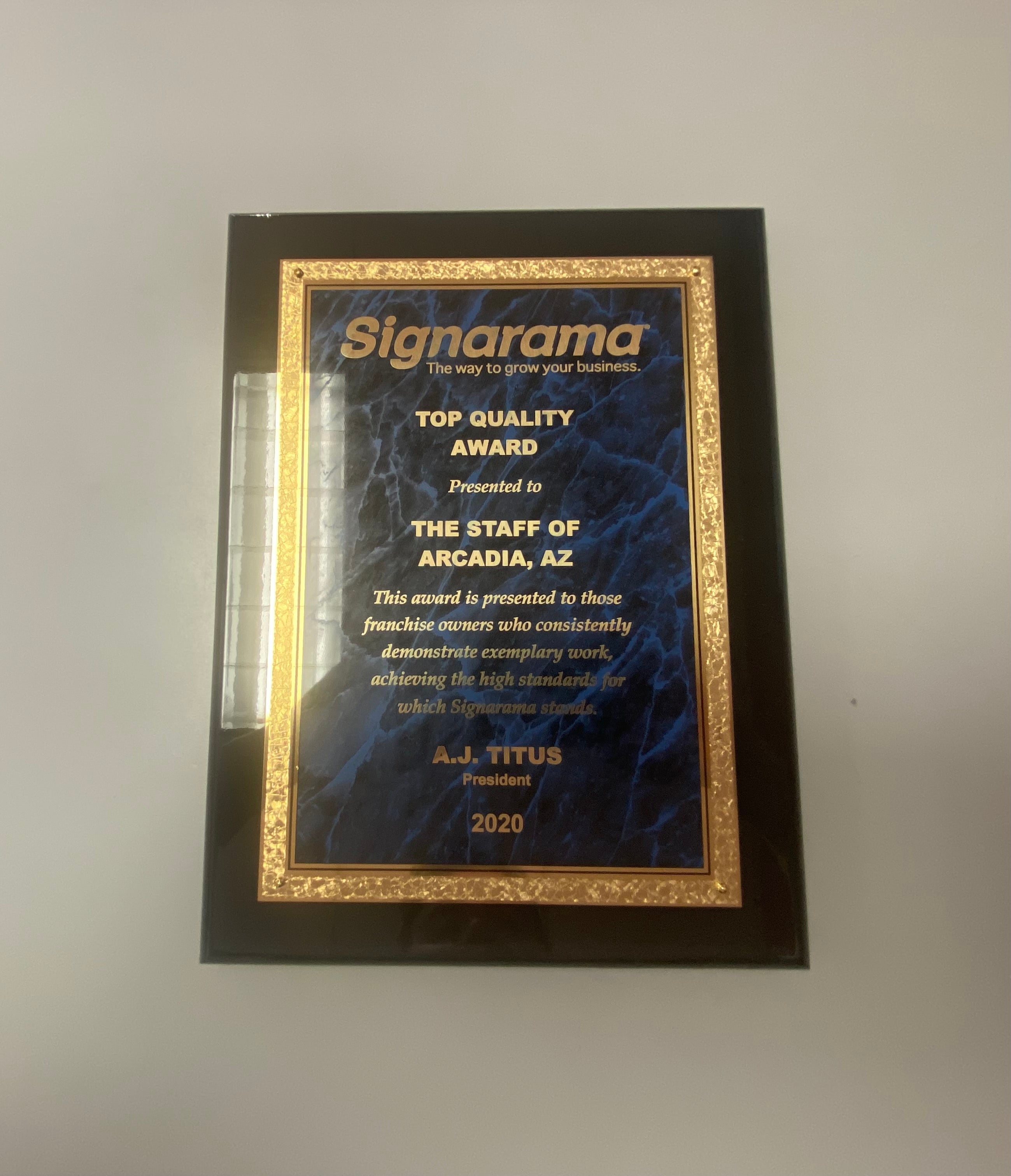Phoenix (Arcadia), AZ accolades