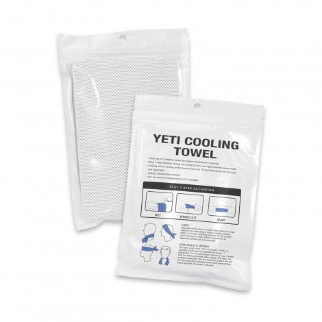 Yeti Premium Cooling Towel - Full Colour - Pouch