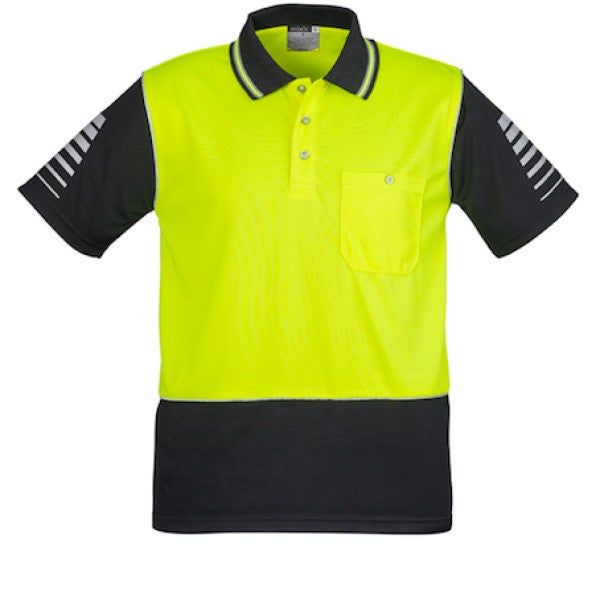 Custom Mens Hi Vis Zone Polo