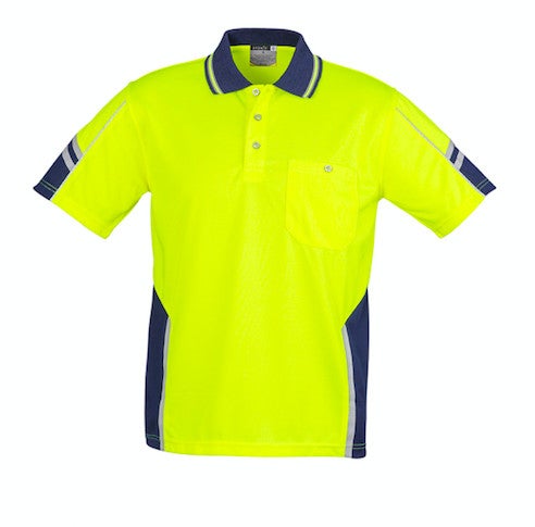 Mens Hi Vis Squad S/S Polo