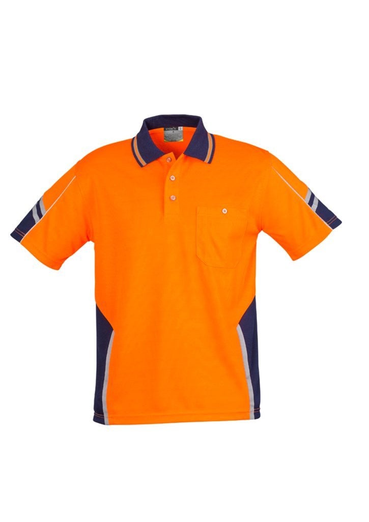 Mens Hi Vis Squad S/S Polo