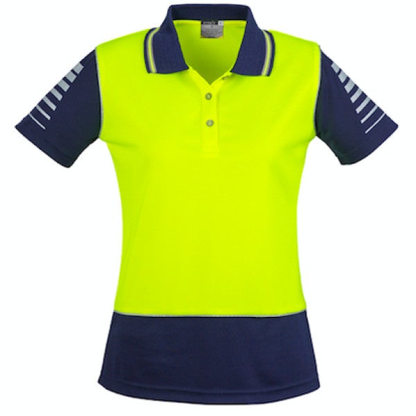 Custom Womens Hi Vis Zone Polo