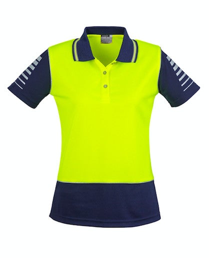 Womens Hi Vis Zone Polo