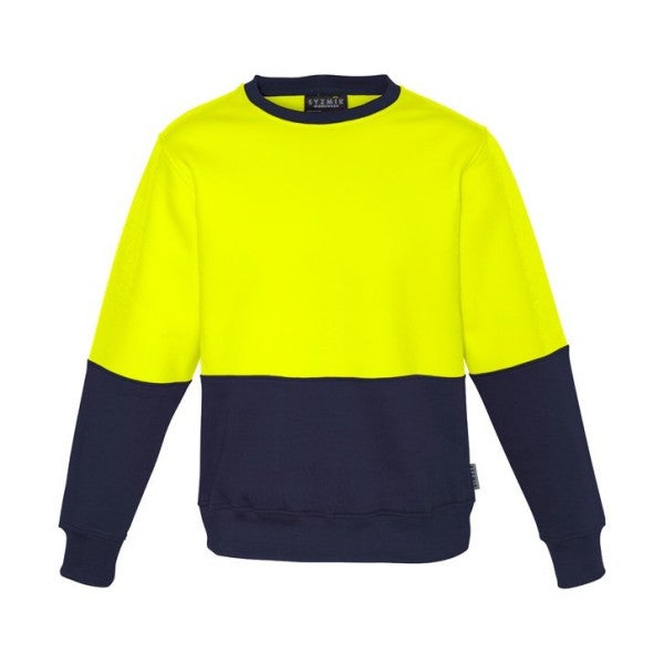 Custom Unisex Hi Vis Crew Sweatshirt