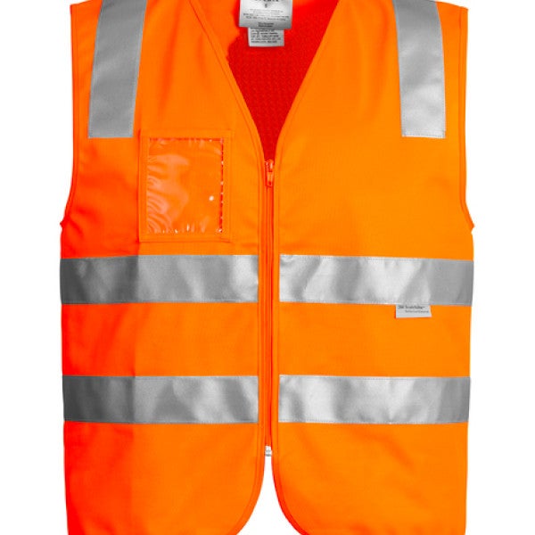 Custom Unisex Hi Vis Full Zip Vest