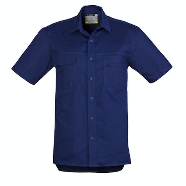 Custom Men's Light Weight Tradie Shirt - Short Sleeve