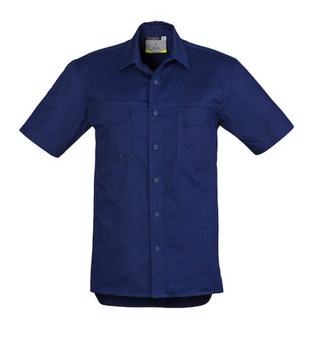 Mens Light Weight Tradie Shirt - Short Sleeve