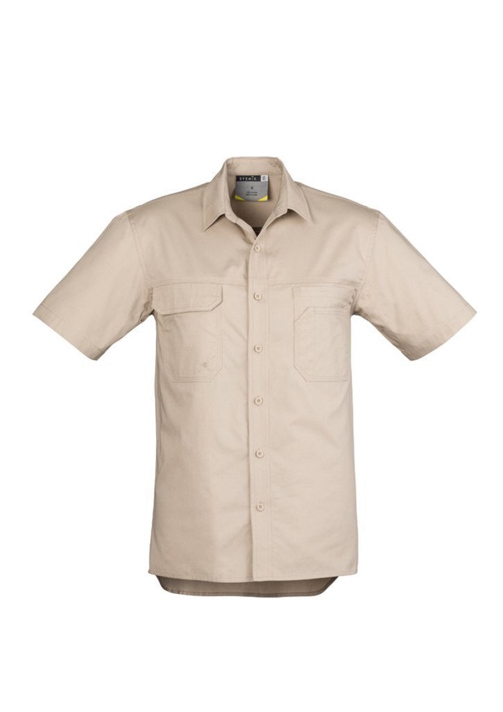 Mens Light Weight Tradie Shirt - Short Sleeve