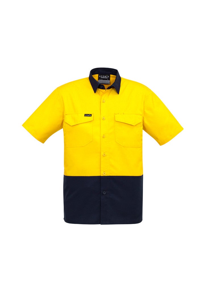 Rugged Cooling Hi Vis Spliced S/S Shirt