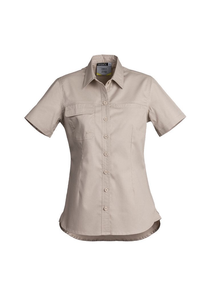 Womens Lightweight Tradie Shirt - Short Sleeve