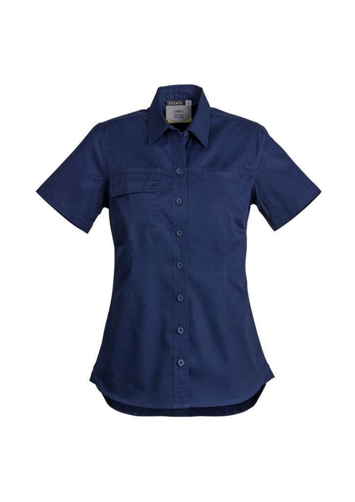 Womens Lightweight Tradie Shirt - Short Sleeve