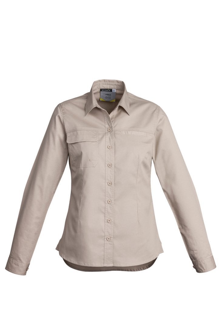 Womens Lightweight Tradie Shirt L/S