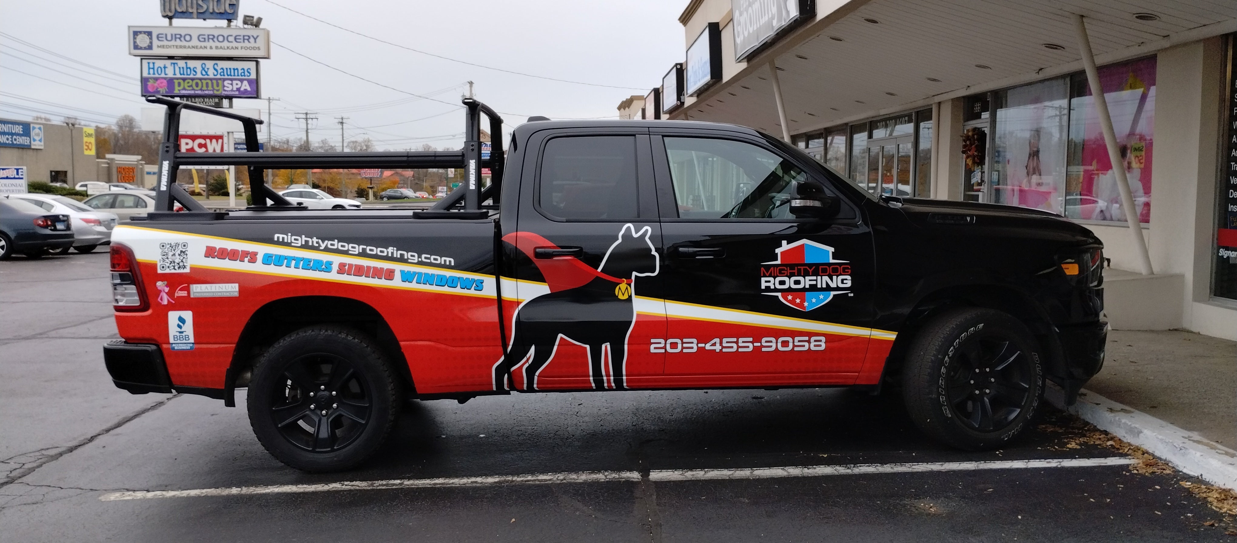 Mighty Dog Roofing Partial Wrap