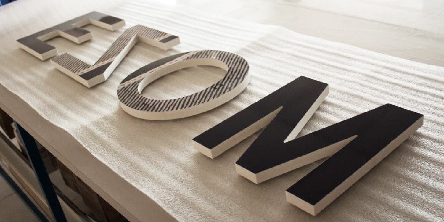 Lettres en 3D