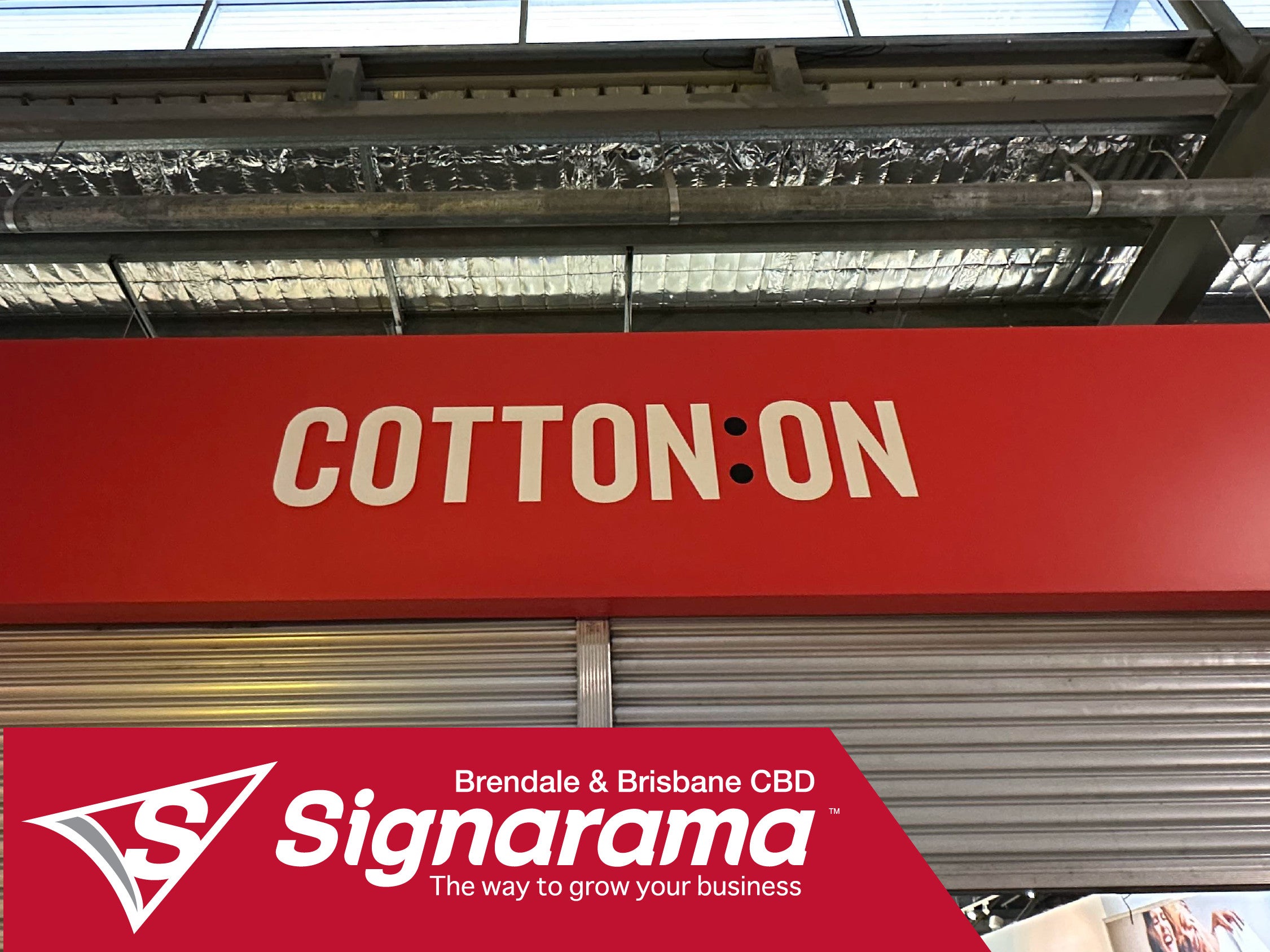 Cotton On shop fit out at DFO Brisbane Airport