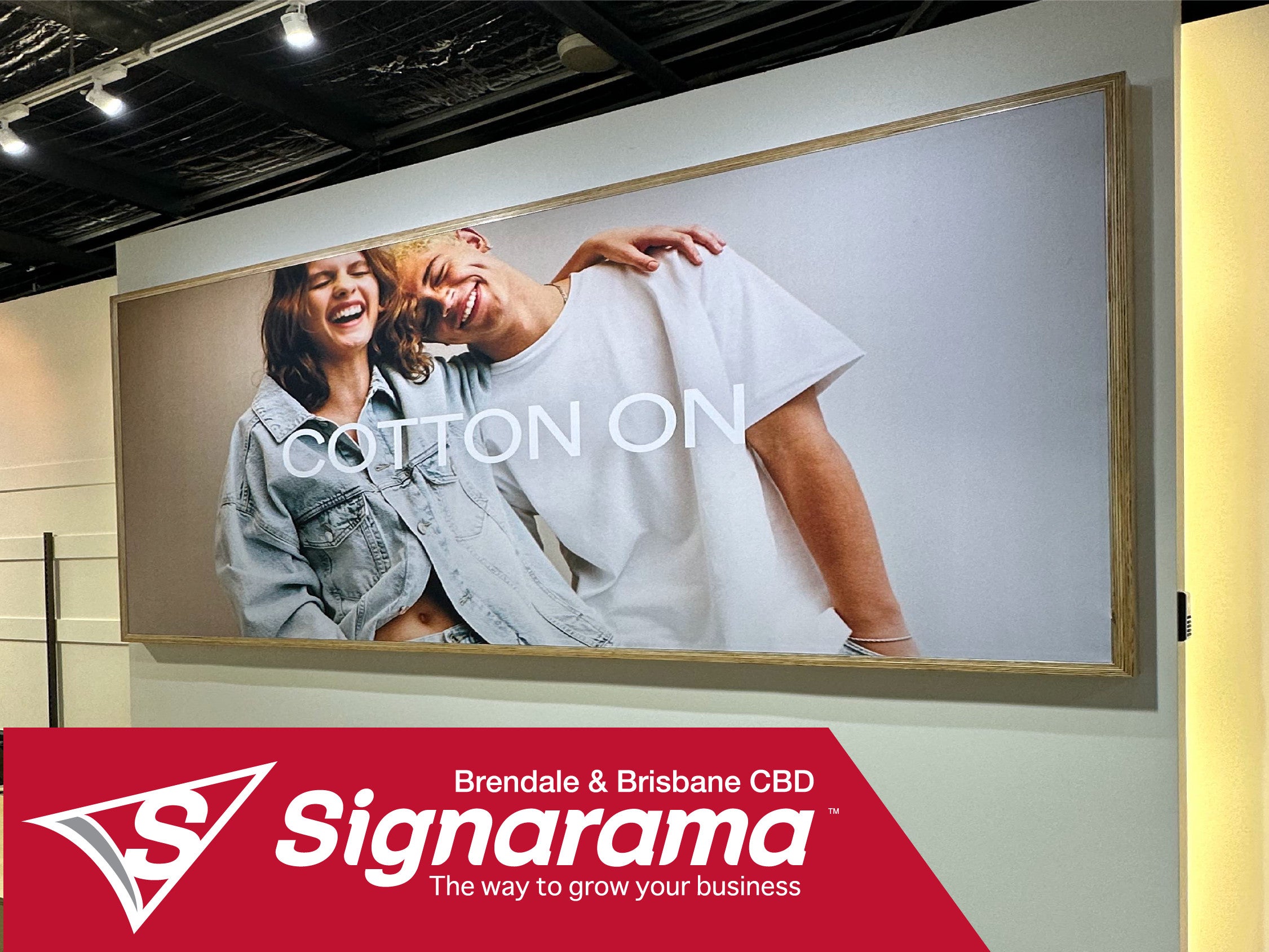 Cotton On shop fit out at DFO Brisbane Airport