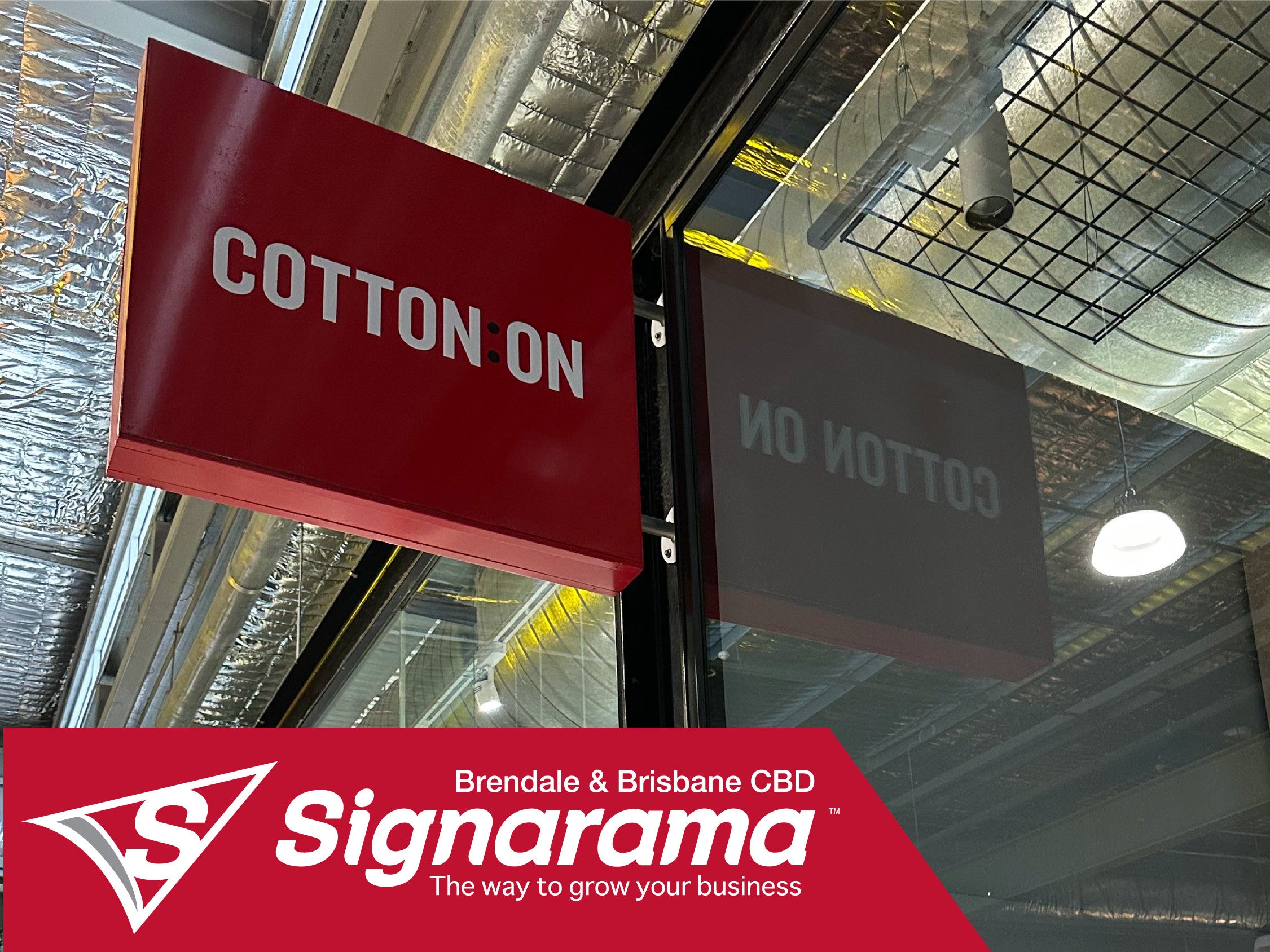 Cotton On shop fit out at DFO Brisbane Airport