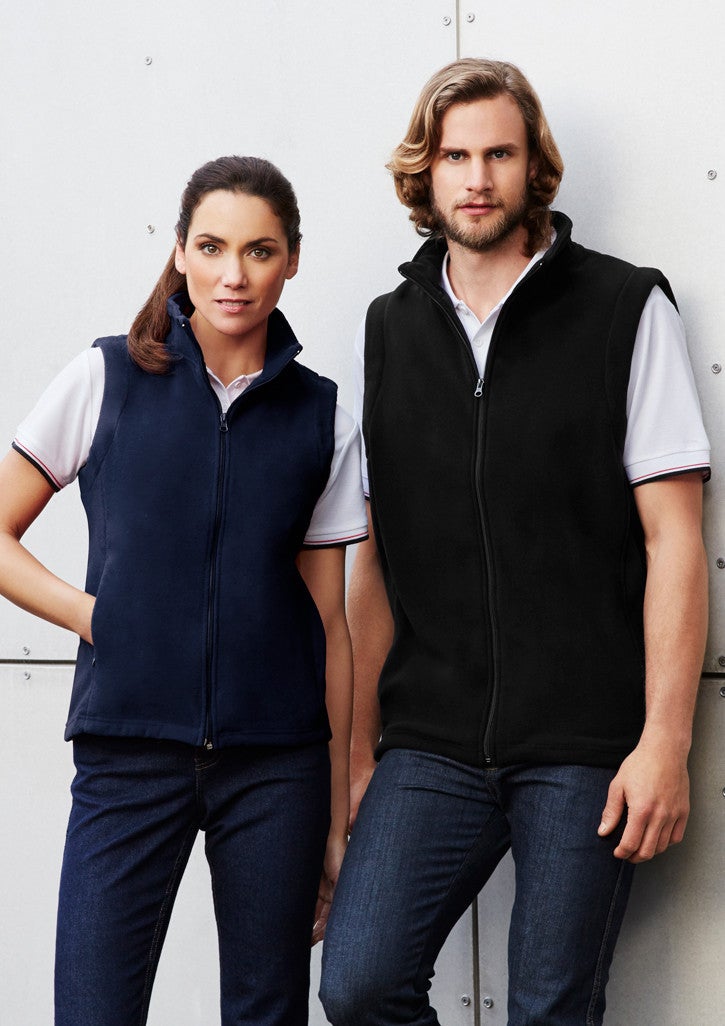 Men's Plain Micro Fleece Vest